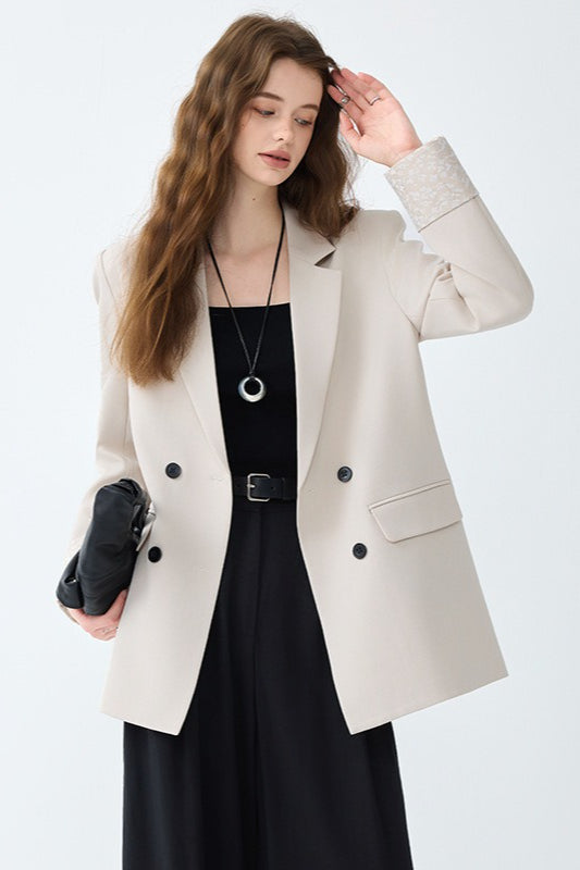 Elegant Mid-Length Office Blazer
