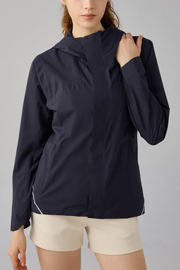 Windproof Fleece Lined Hooded Jacket