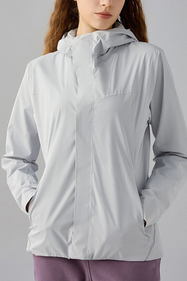 Windproof Fleece Lined Hooded Jacket