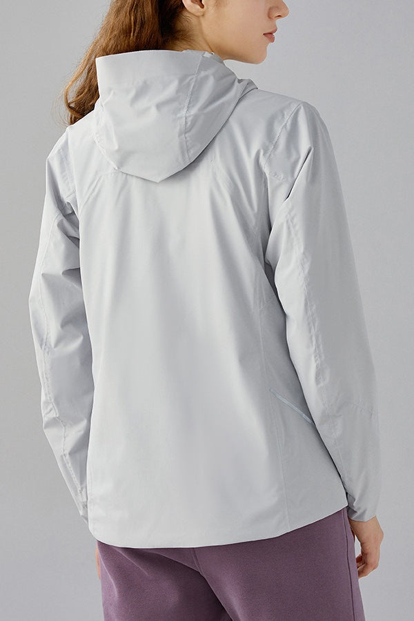 Windproof Fleece Lined Hooded Jacket