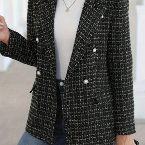 Double-Breasted Casual Blazer